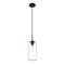 Z-Lite Monty 1 Light Pendant, Matte Black And Seedy 738P17-MB - alternate 1